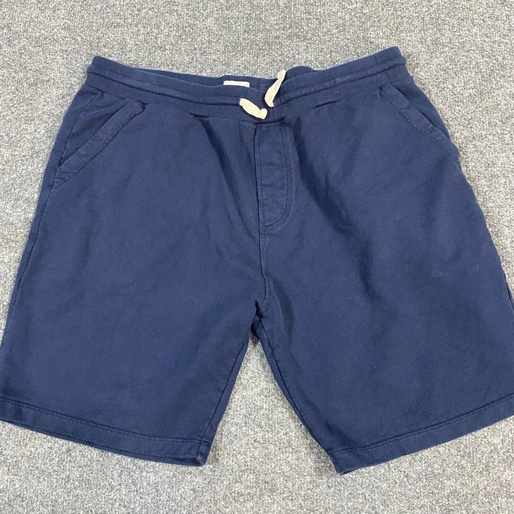Flint & Tinder French Terry Sweat Shorts Xl Blue 7.5" In Usa Made